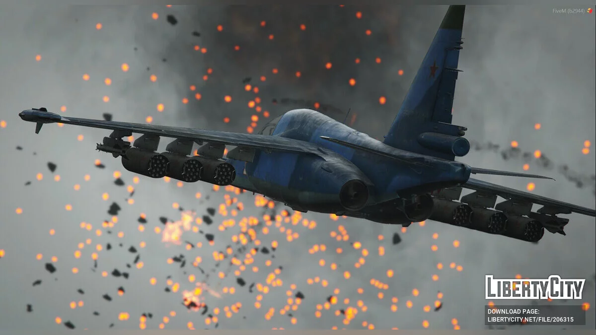 Su-25TM Frogfoot [Add-On | LOD] 1.0 / GTA 5