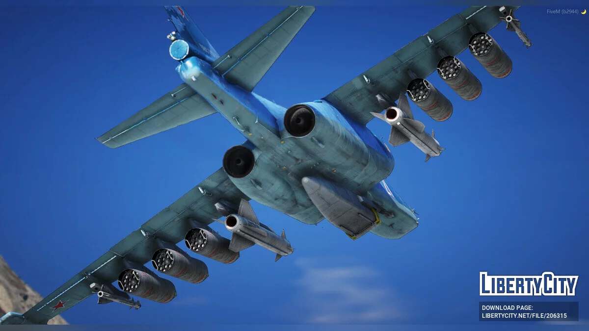 Su-25TM Frogfoot [Add-On | LOD] 1.0 / GTA 5