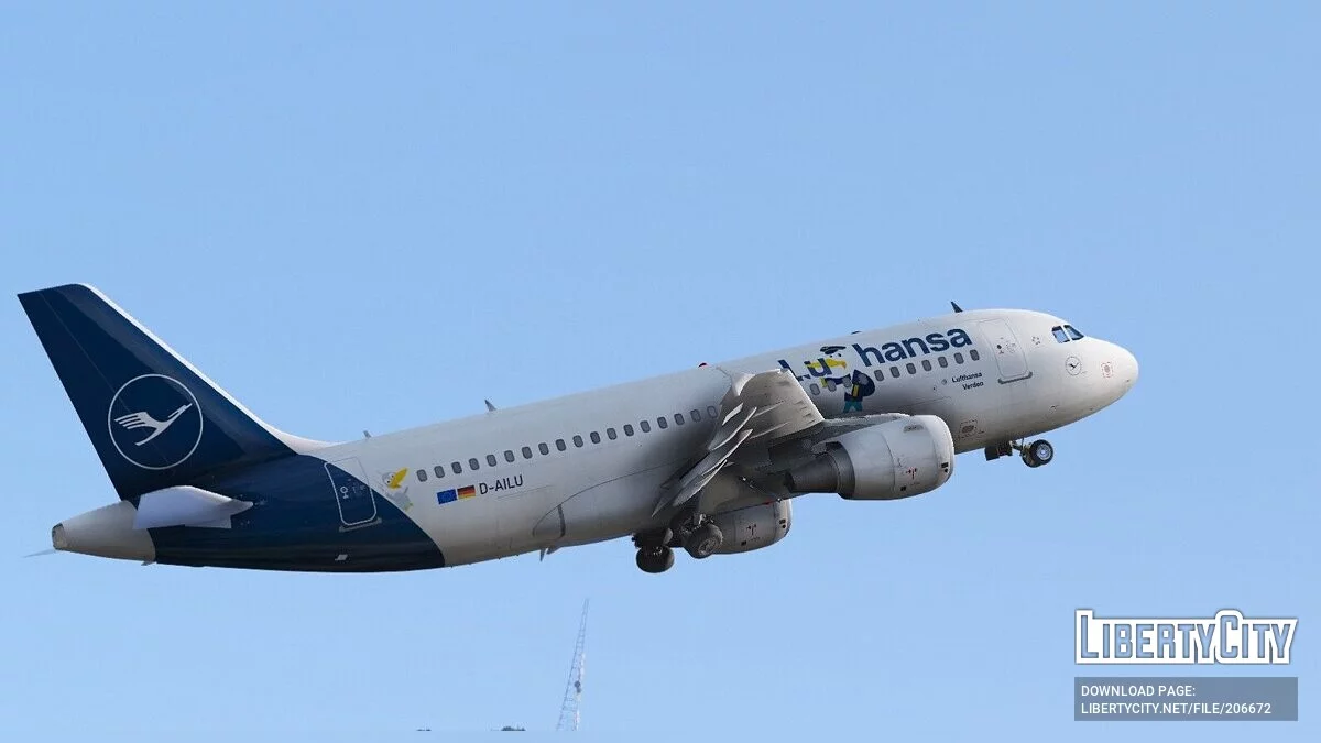 Airbus A319-100 Lufthansa / GTA 5