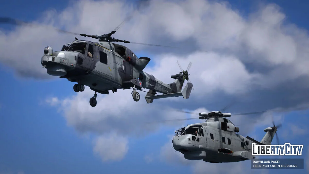 AW-159 Wildcat Royal Navy / GTA 5