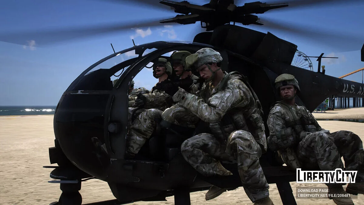 MH-6M Little Bird Troop Version / GTA 5