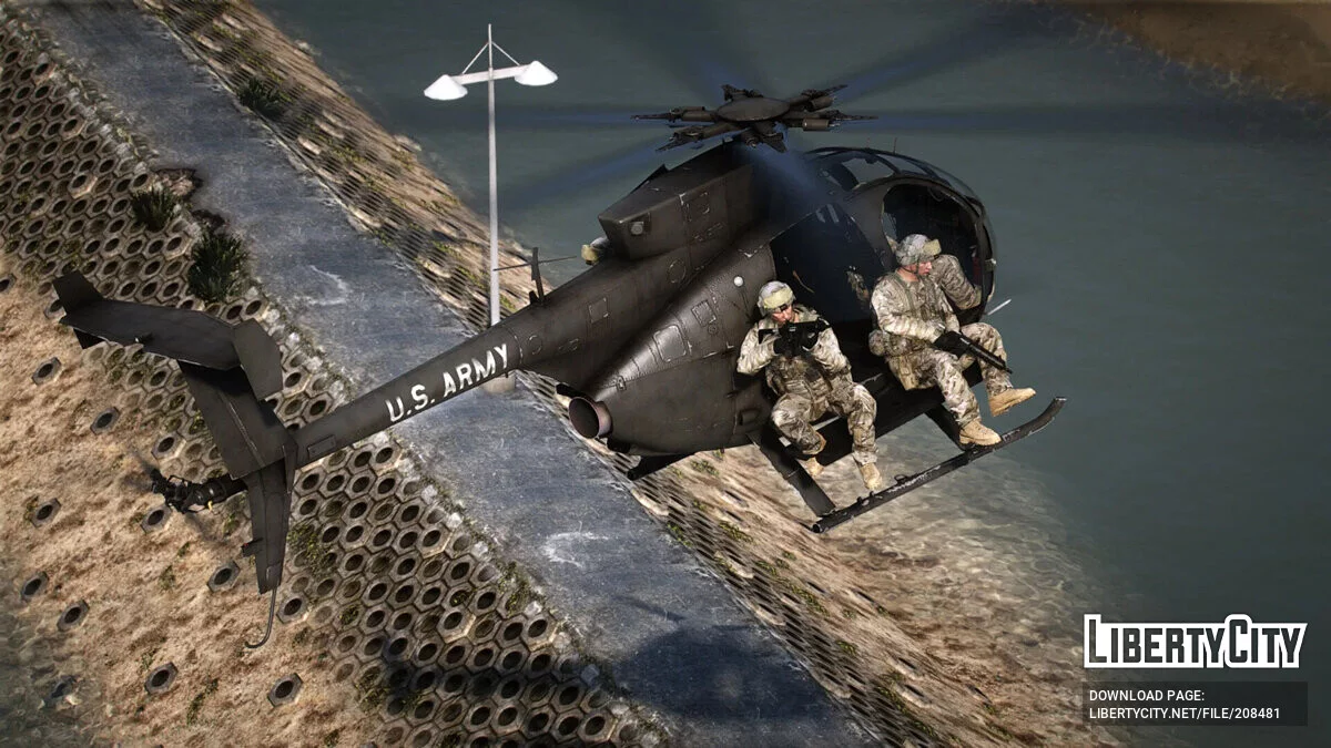MH-6M Little Bird Troop Version / GTA 5