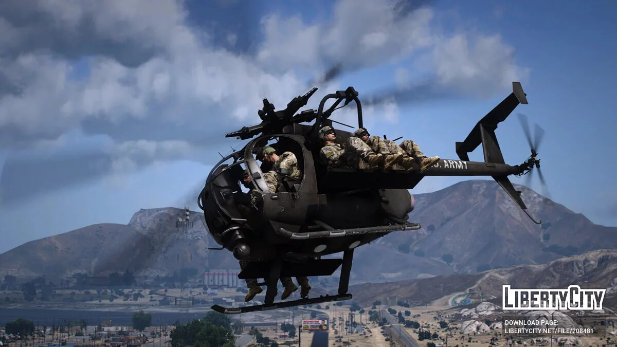 MH-6M Little Bird Troop Version / GTA 5