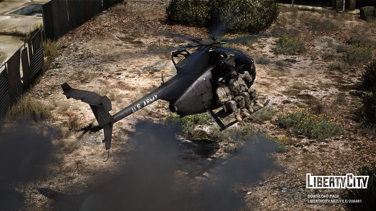 MH-6M Little Bird Troop Version / GTA 5