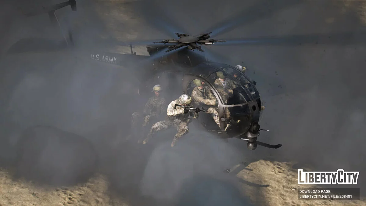 MH-6M Little Bird Troop Version / GTA 5