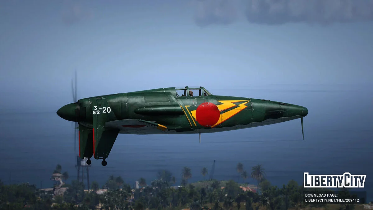 Kyushu J7W1 Shinden [Add-On] 1.0 / GTA 5