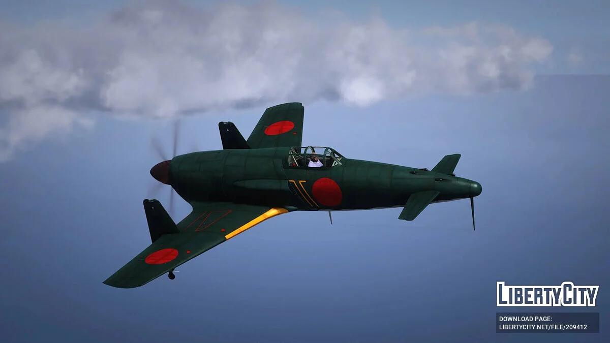Kyushu J7W1 Shinden [Add-On] 1.0 / GTA 5