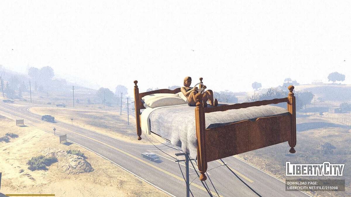 Летающая кровать / GTA 5