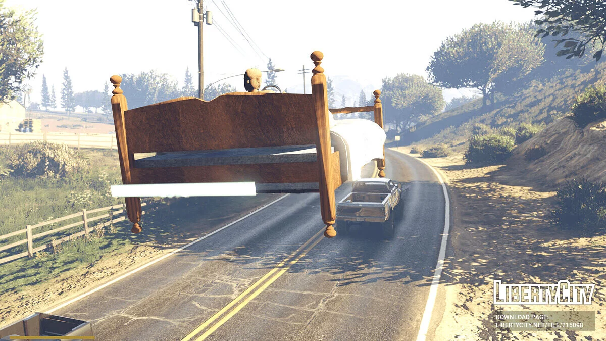 Летающая кровать / GTA 5
