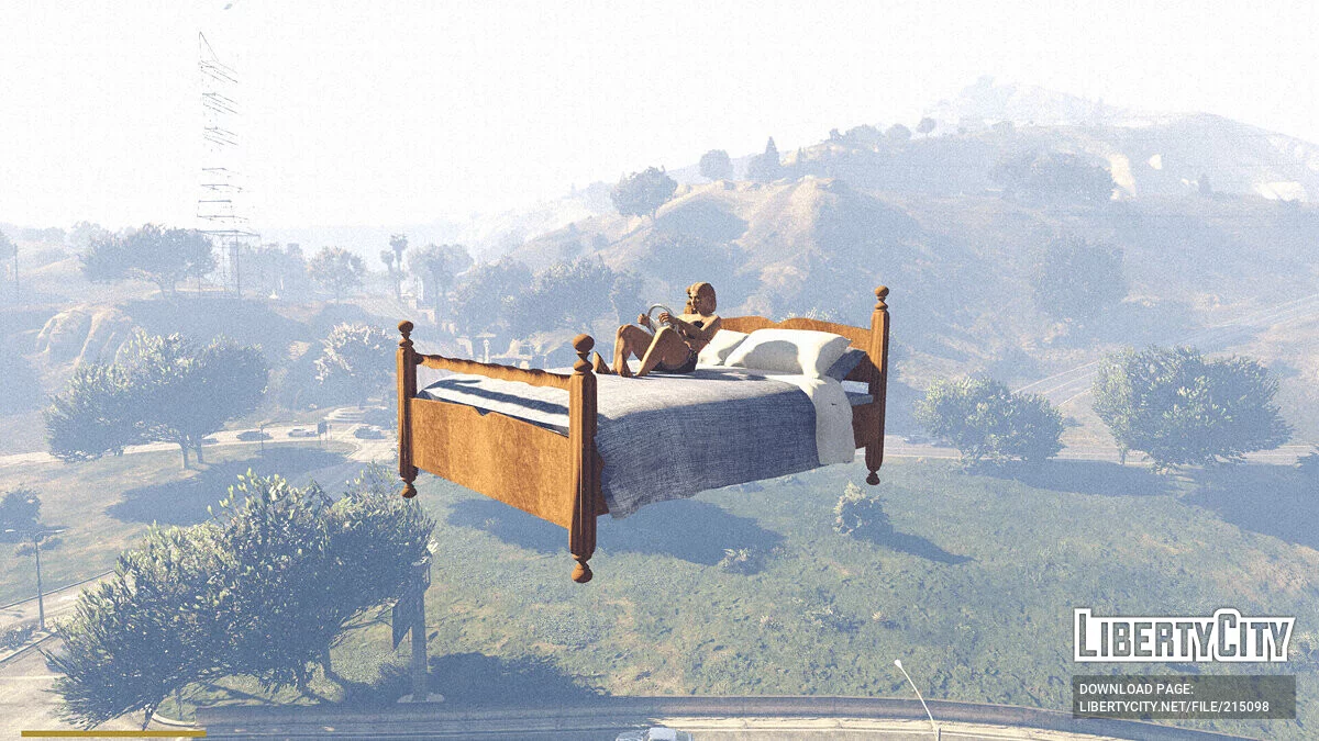 Летающая кровать / GTA 5