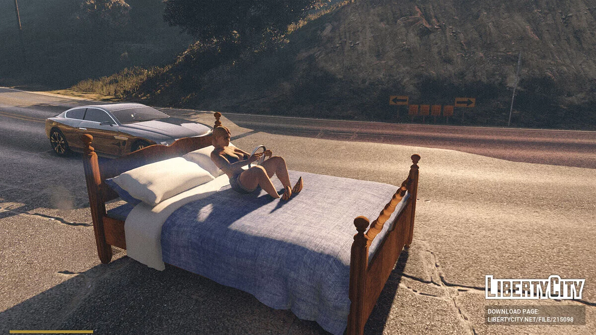 Летающая кровать / GTA 5