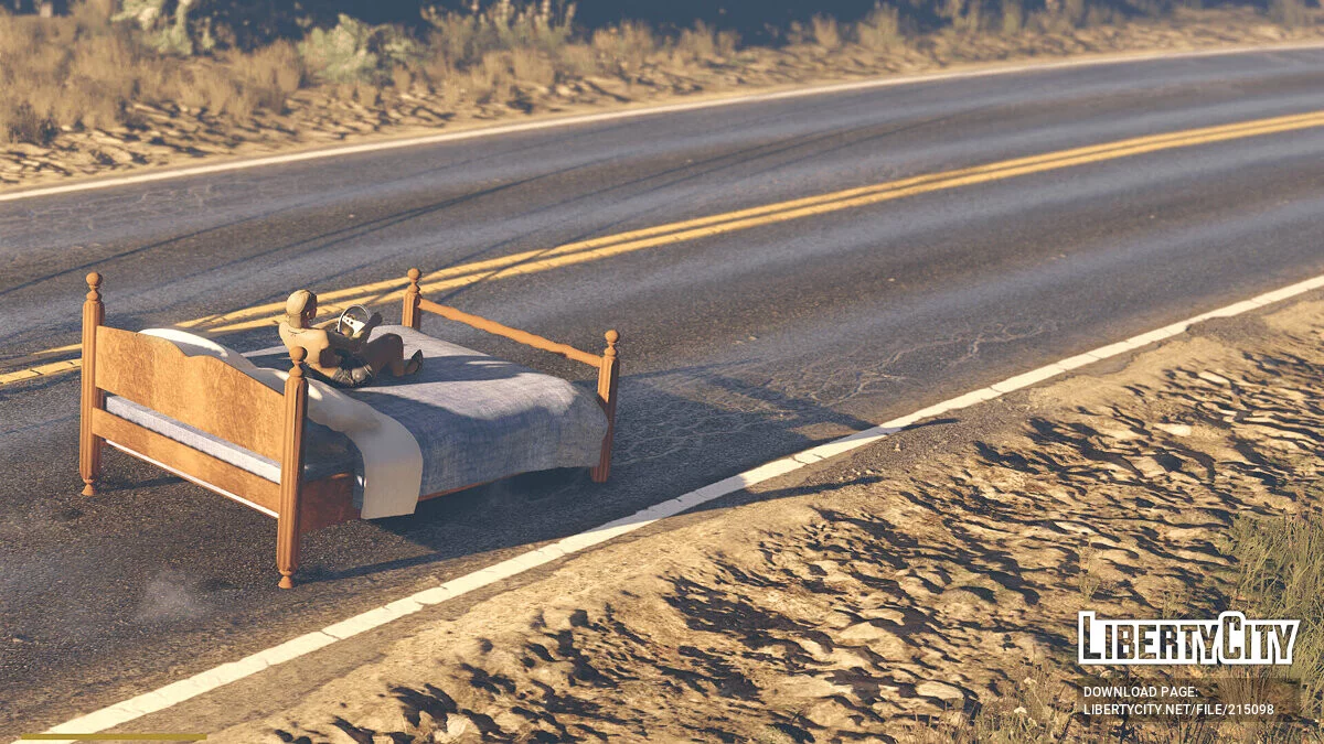 Летающая кровать / GTA 5