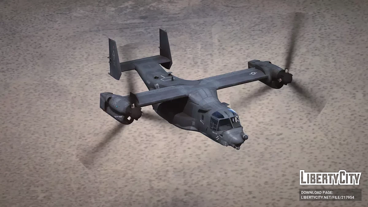 CV-22B Osprey [Add-On / Replace | Enterable interior] / GTA 5
