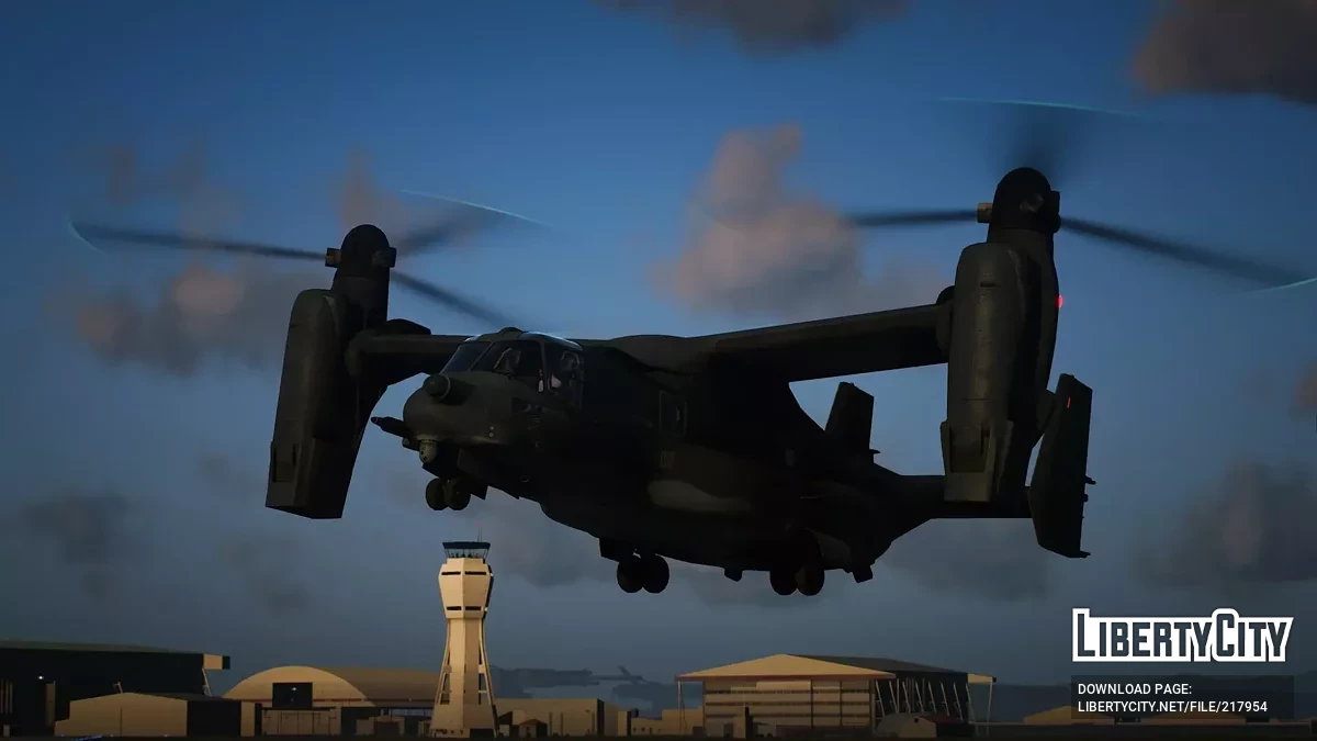 CV-22B Osprey [Add-On / Replace | Enterable interior] / GTA 5