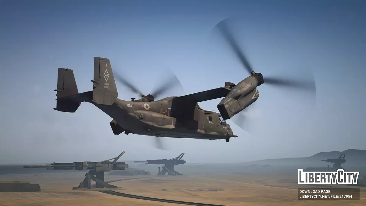 CV-22B Osprey [Add-On / Replace | Enterable interior] / GTA 5