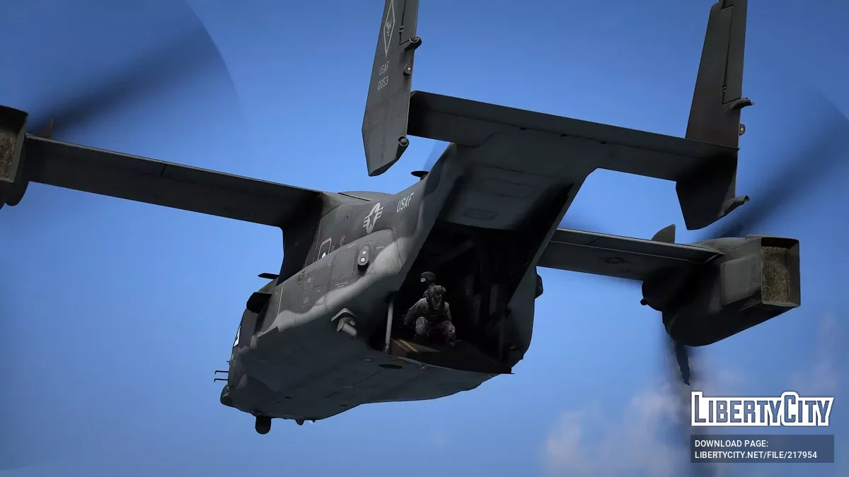 CV-22B Osprey [Add-On / Replace | Enterable interior] / GTA 5