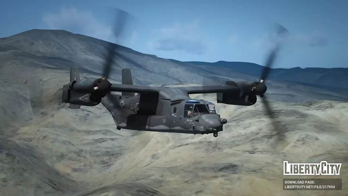CV-22B Osprey [Add-On / Replace | Enterable interior] / GTA 5