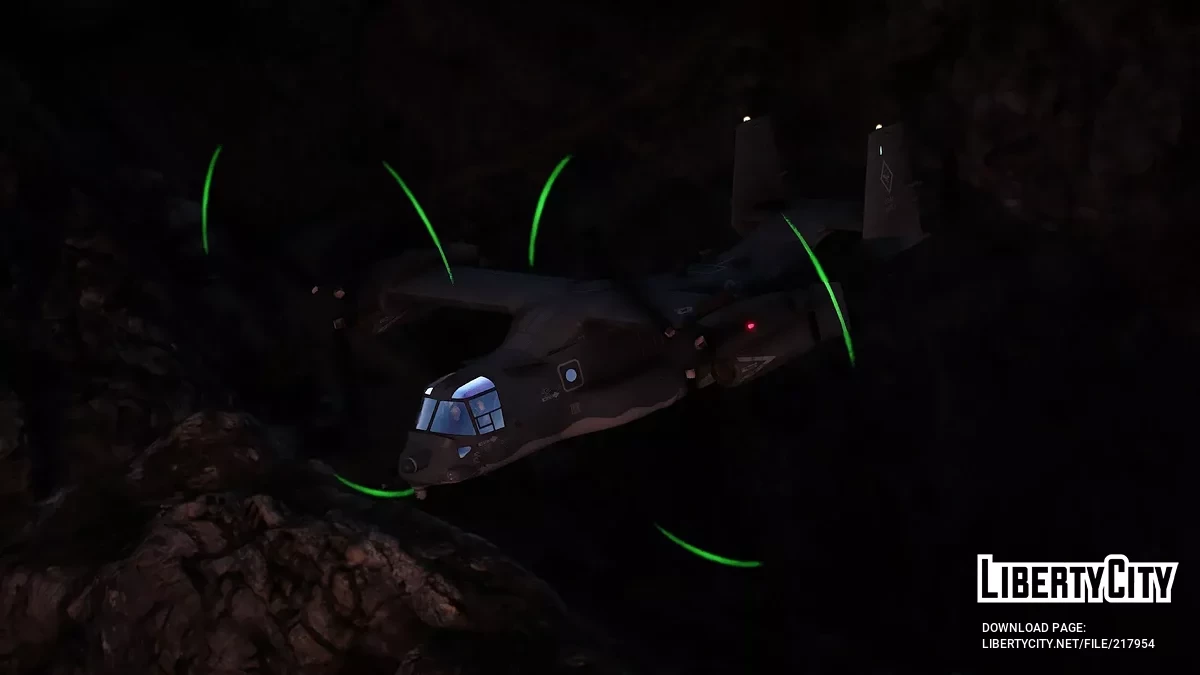 CV-22B Osprey [Add-On / Replace | Enterable interior] / GTA 5