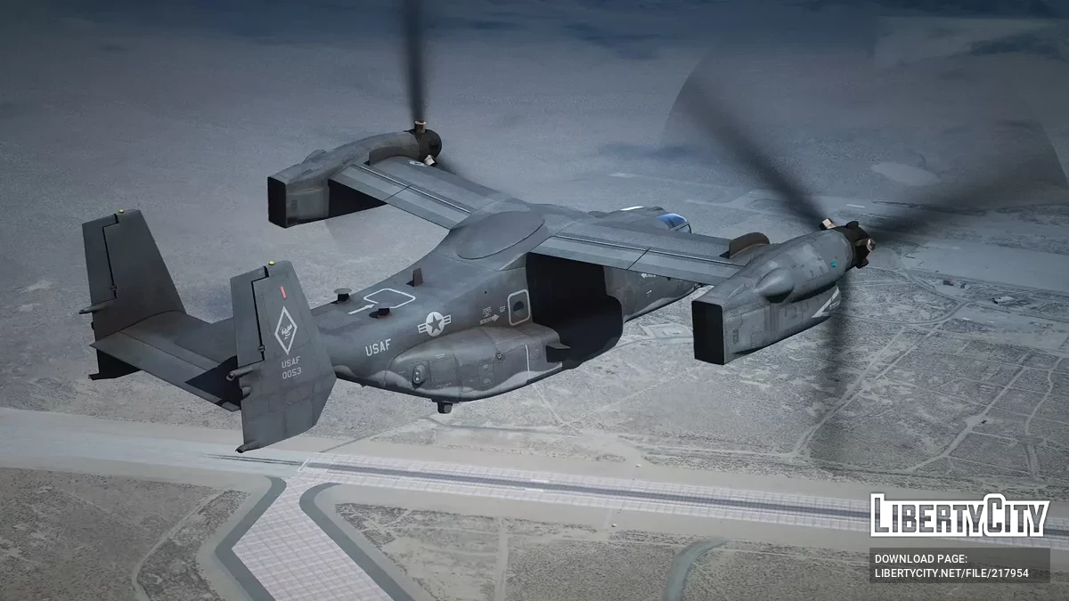 CV-22B Osprey [Add-On / Replace | Enterable interior] / GTA 5