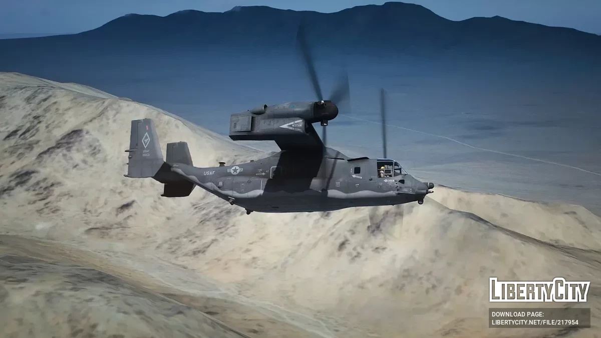 CV-22B Osprey [Add-On / Replace | Enterable interior] / GTA 5