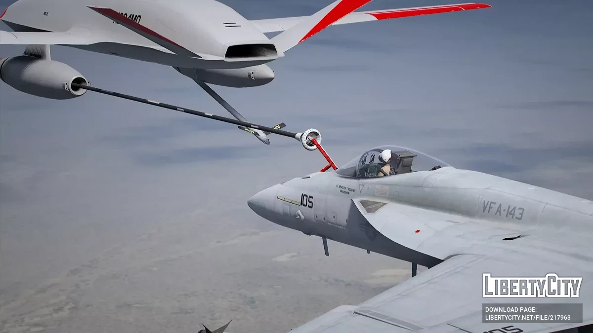 MQ-25 Stingray UAV [Add-On] / GTA 5