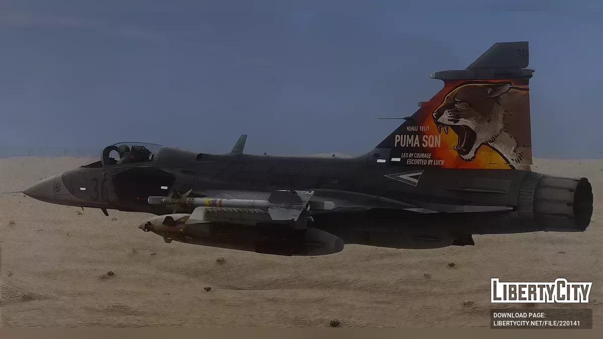 Saab JAS 39 C Gripen [Add-On] [High-Poly] [Tuning] / GTA 5