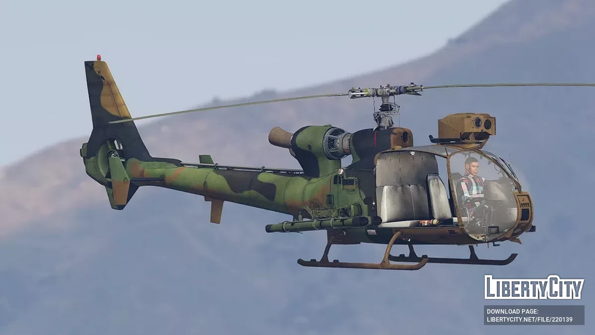 Sud-Aviation SA-342 Gazelle (French Version ALAT) [Add-On] / GTA 5