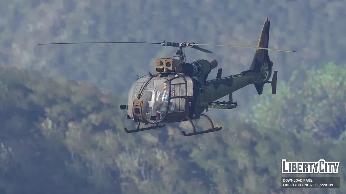 Sud-Aviation SA-342 Gazelle (French Version ALAT) [Add-On] / GTA 5