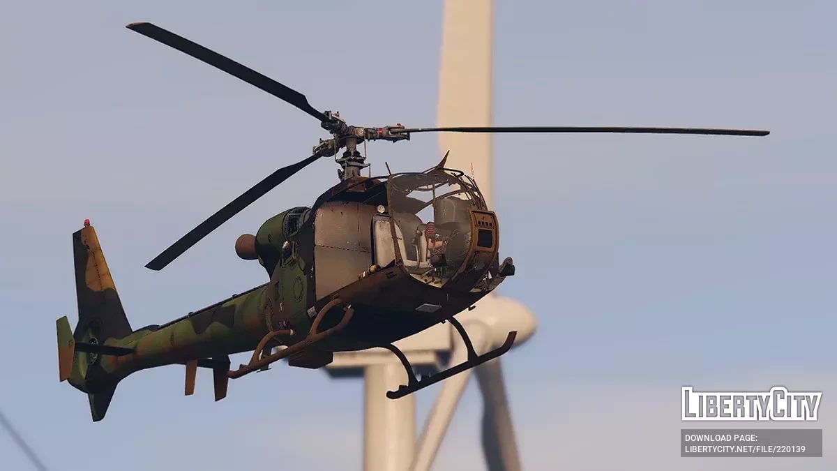 Sud-Aviation SA-342 Gazelle (French Version ALAT) [Add-On] / GTA 5