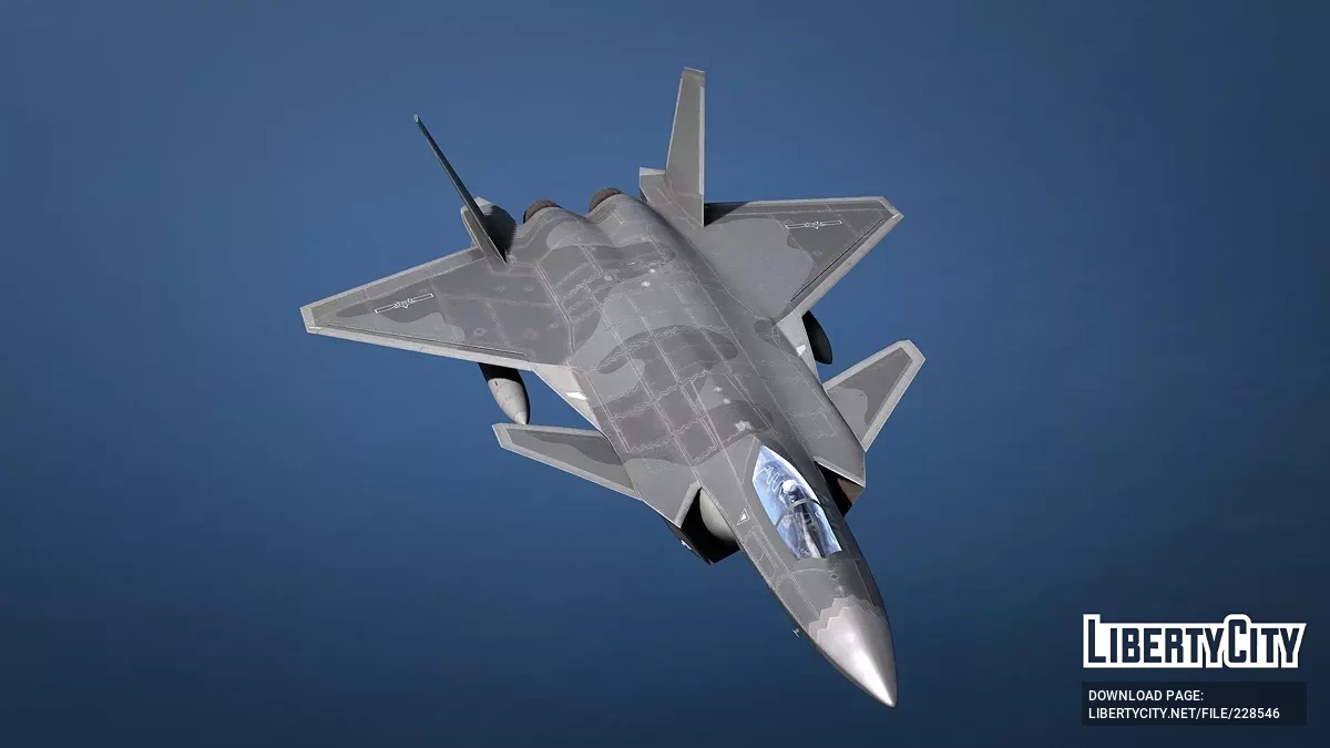 J-20 Mighty Dragon China [Add-On | VehFuncs V] / GTA 5