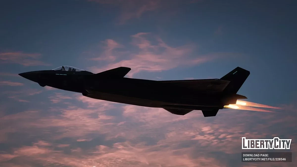 J-20 Mighty Dragon China [Add-On | VehFuncs V] / GTA 5