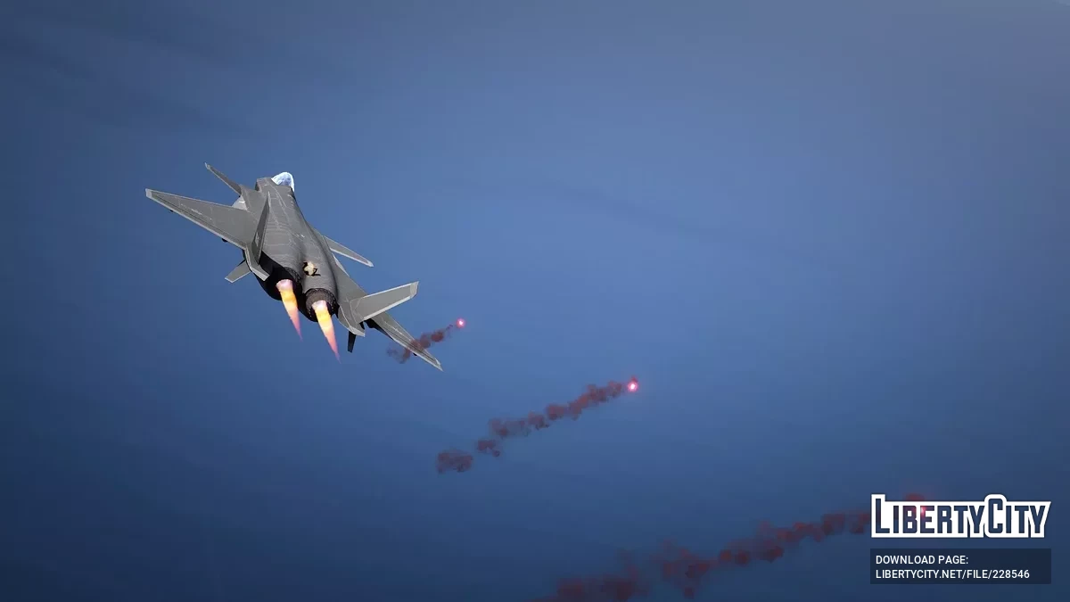 J-20 Mighty Dragon China [Add-On | VehFuncs V] / GTA 5