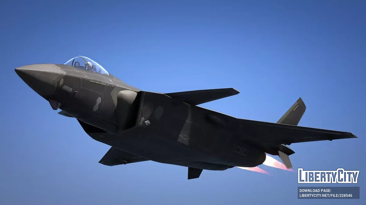 J-20 Mighty Dragon China [Add-On | VehFuncs V] / GTA 5