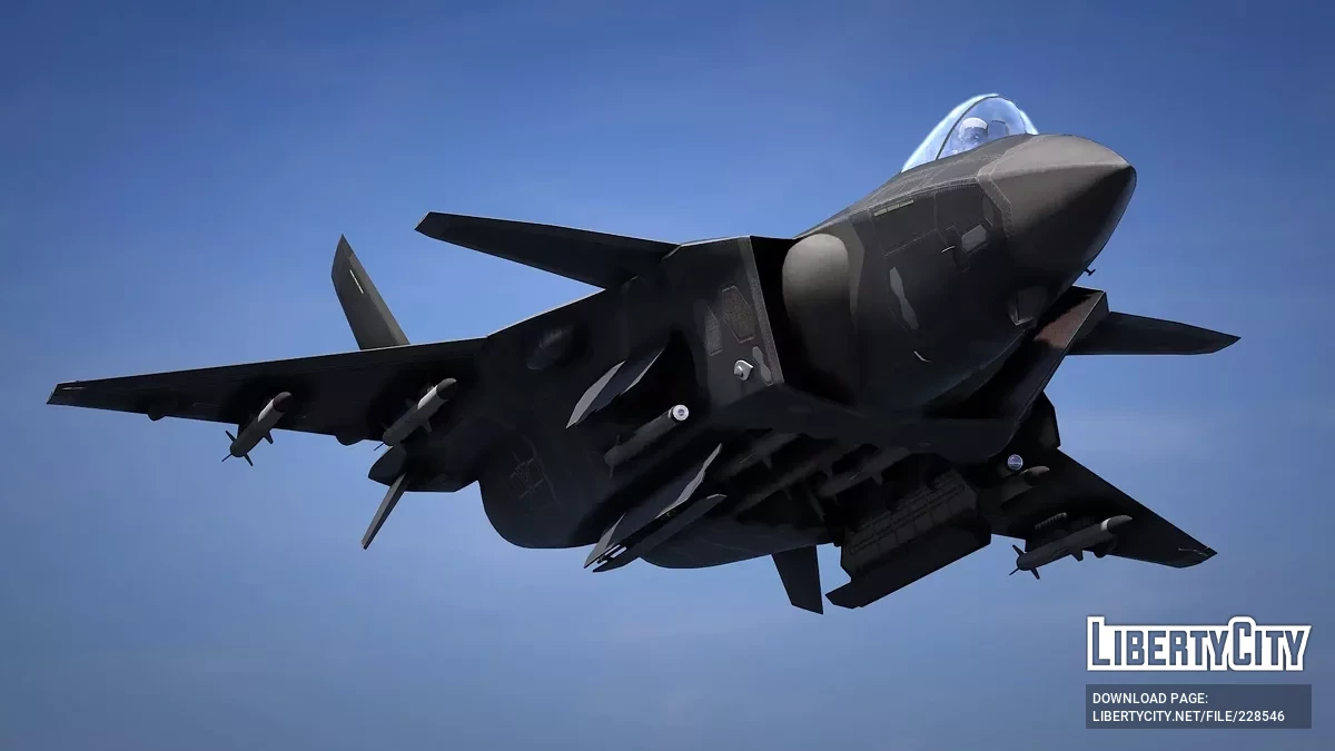 J-20 Mighty Dragon China [Add-On | VehFuncs V] / GTA 5