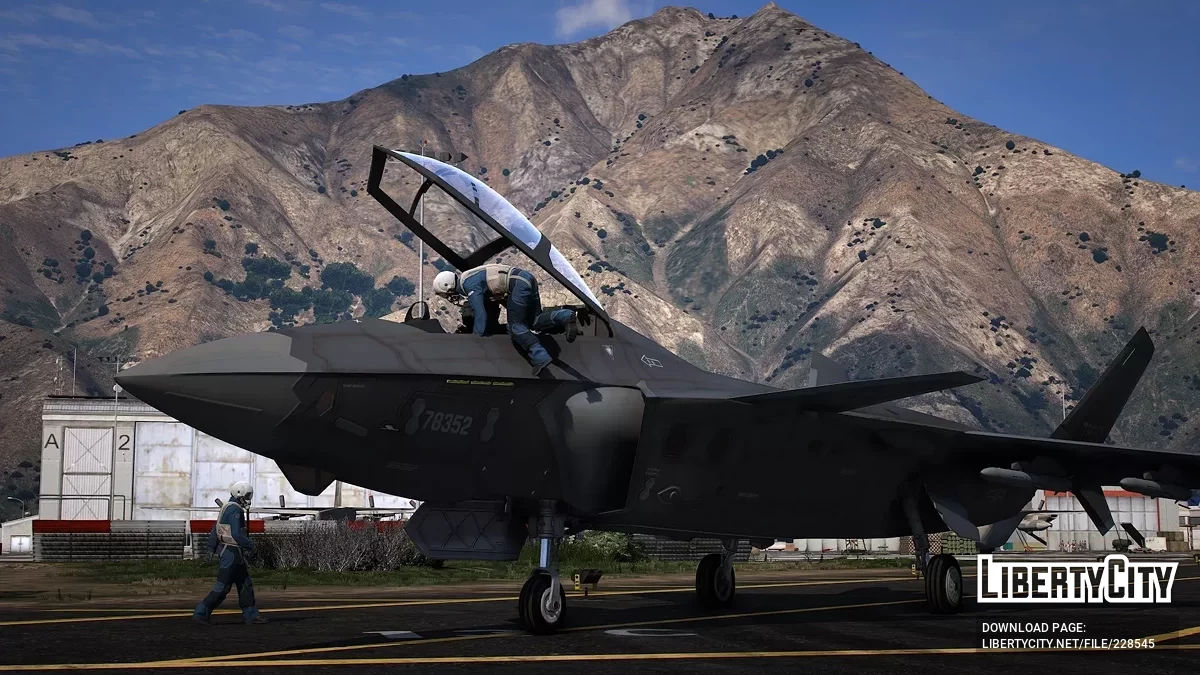 J-20S Mighty Dragon Dual Seat China [Add-On | VehFuncs V] / GTA 5