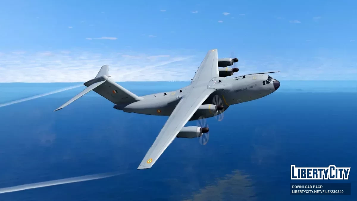 Airbus A400M Atlas в ливрее ВВС Индии / GTA 5