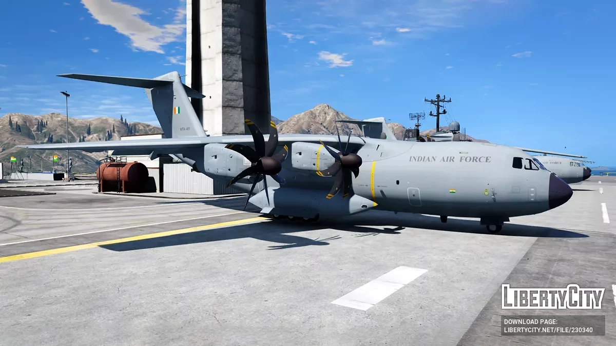 Airbus A400M Atlas в ливрее ВВС Индии / GTA 5