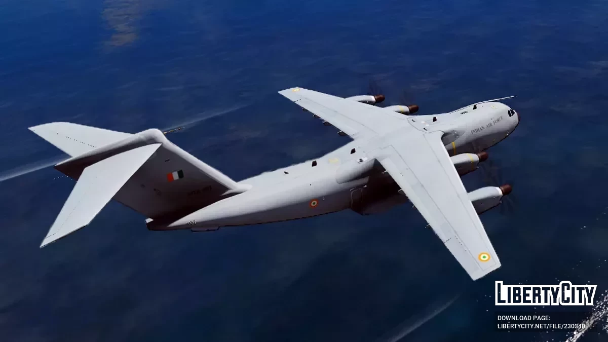 Airbus A400M Atlas в ливрее ВВС Индии / GTA 5