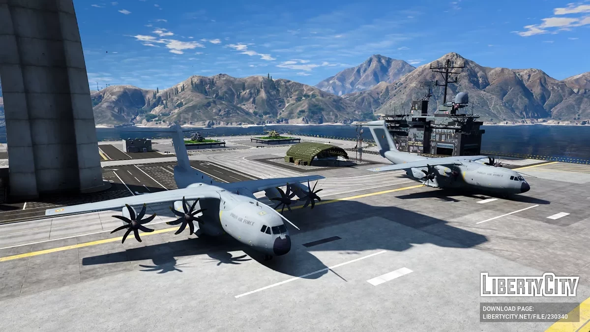 Airbus A400M Atlas в ливрее ВВС Индии / GTA 5