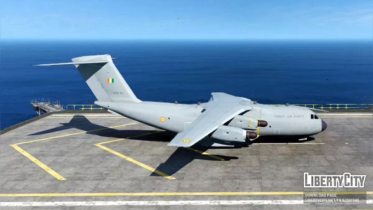 Airbus A400M Atlas в ливрее ВВС Индии / GTA 5