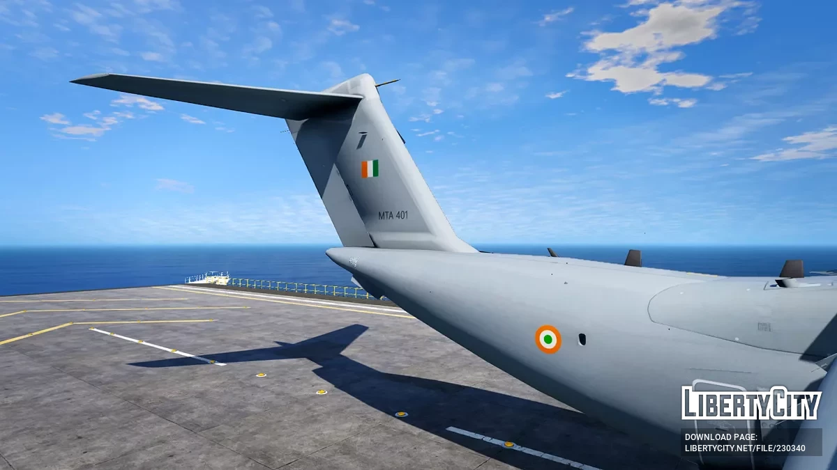 Airbus A400M Atlas в ливрее ВВС Индии / GTA 5