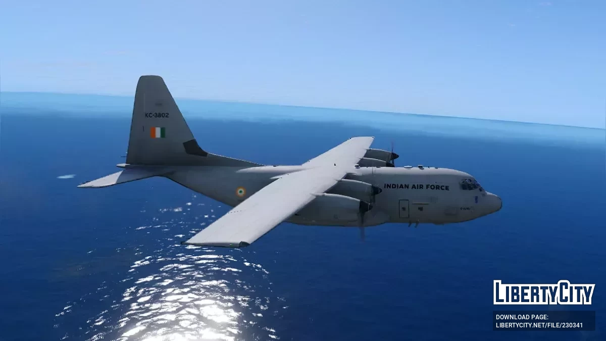 C-130J Super Hercules в ливрее ВВС Индии / GTA 5
