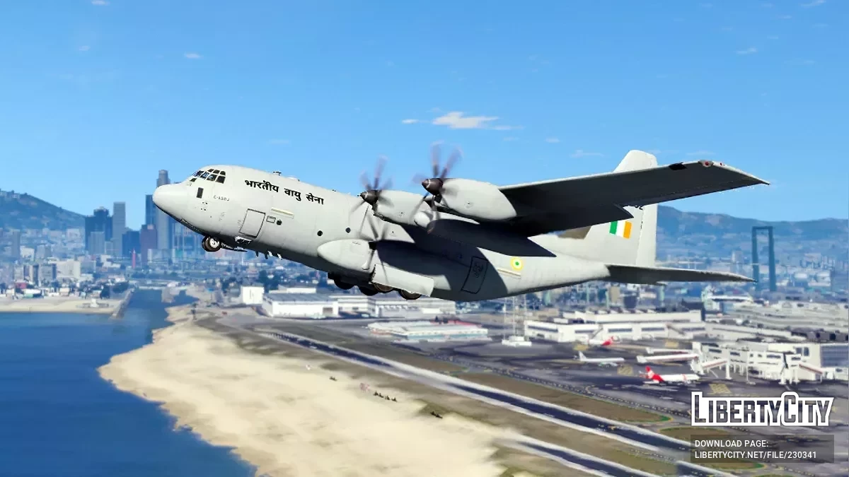 C-130J Super Hercules в ливрее ВВС Индии / GTA 5