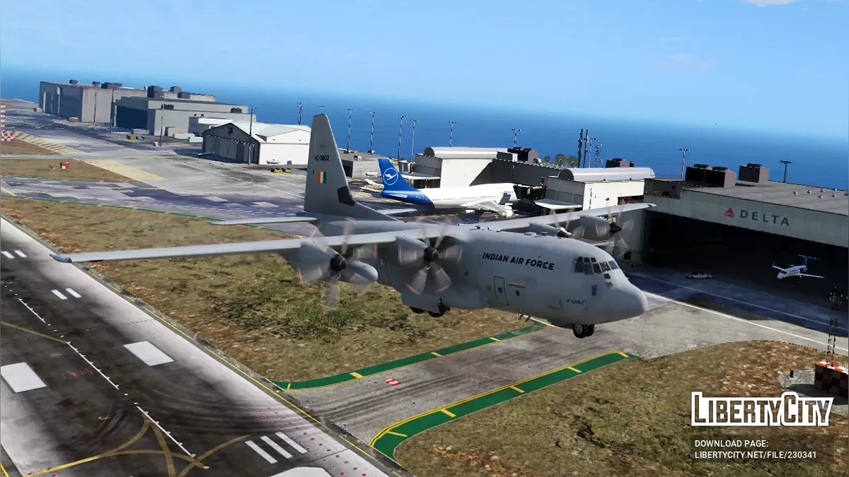 C-130J Super Hercules в ливрее ВВС Индии / GTA 5