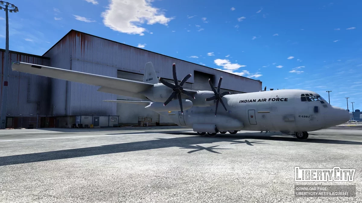 C-130J Super Hercules в ливрее ВВС Индии / GTA 5