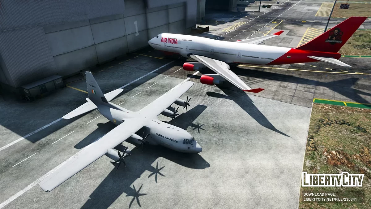 C-130J Super Hercules в ливрее ВВС Индии / GTA 5