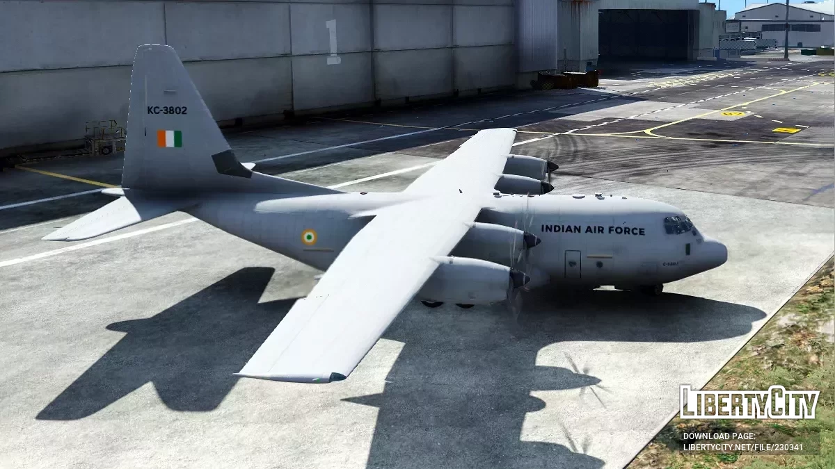 C-130J Super Hercules в ливрее ВВС Индии / GTA 5
