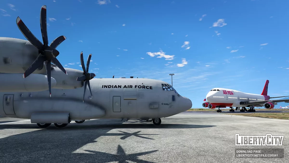 C-130J Super Hercules в ливрее ВВС Индии / GTA 5