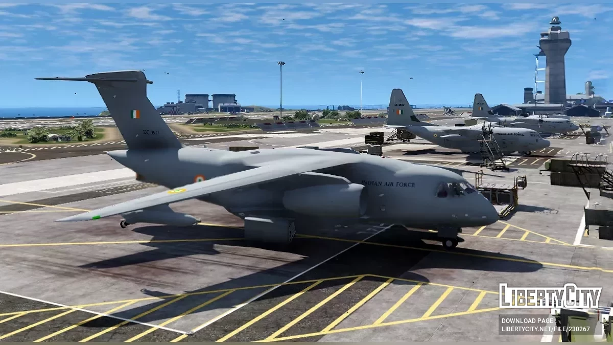 Ливрея ВВС Индии Embraer KC-390 / GTA 5
