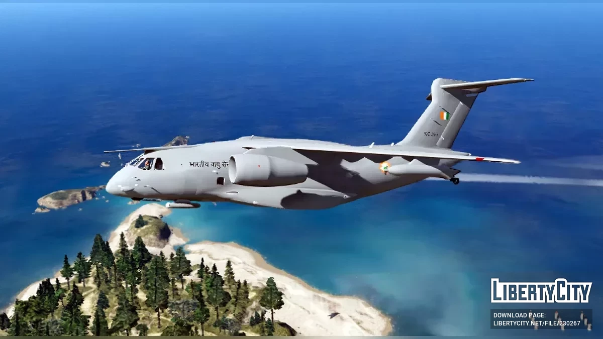 Ливрея ВВС Индии Embraer KC-390 / GTA 5